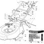 Honda HRG465CSD (2002) - SDI - MADF 8200001-8299999 Cutter Housing/Handle/Grass Bag Diagram
