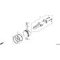 Honda HRX537C6 - VYEA -  Piston, Connecting Rod Diagram