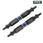 IRWIN Impact Double Ended Screwdriver Bits Torx T10 60mm Pack of 2 - 1923381