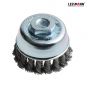 Lessmann Knot Cup Brush 65mm M14 x 0.50 Steel Wire - 482.217