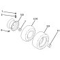 McCulloch M155-107TC - 96051006401 - 2012-12 - Wheels and Tyres Parts Diagram