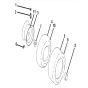 McCulloch M165-97T - 96041040700 - 2017-06 - Wheels and Tyres Parts Diagram