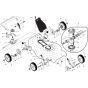 McCulloch M53-160 CMD - 96141010703 - 2008-09 - Drive Parts Diagram