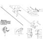 McCulloch MAC 250 L GT - 2010-03 - Shaft & Handle (2) Parts Diagram