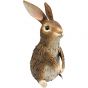 Primus Metal Inquisitive Brown Rabbit Garden Sculpture - PQ1244 - ONLY 8 LEFT
