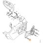 Stihl MSA160 T - Hand Guard - Chain Brake - Parts Diagram