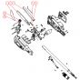Cobra P20X - 24V Pruner Head Main Diagram