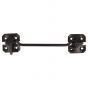 Wire Cabin Hooks - 150mm 6" Black Finish - ONLY 3 LEFT
