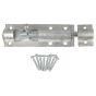 100mm (4") Enclosed Tower Bolt & Fixings - Galvanised - ONLY 4 LEFT