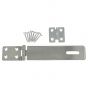 150mm (6") Safety Security Hasp & Staple Lock - Zinc Plated - ONLY 1 LEFT