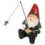 Primus Metal Gnome Fishing Garden Sculpture - PQ5030 - ONLY 4 LEFT