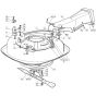R25M - 2008 - 299971536/BQ - Mountfield Ride On Mower 63cm Deck Diagram