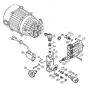 Genuine Stihl RE104 KM / C - Regulation valve block