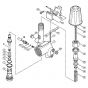 Genuine Stihl RE361 PLUS / E - Regulation valve block