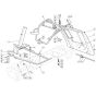 RM28 H - 2009 - 2T1532433/BM9 - Mountfield Ride On Mower Frame Diagram