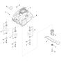 Stihl RM443.3 T - Engine, Blade - Parts Diagram