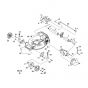 Cobra RM48SPK - TN1951SXRK Wheels & Rear Roller Diagram