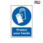 Scan Protect Your Hands - PVC 200 x 300mm - 23