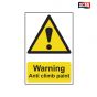 Scan Warning Anti Climb Paint - PVC 200 x 300mm - 1113