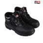 4 D-Ring Chukka Black Safety Boots UK 8 Euro 42 by Scan