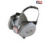 Scan Twin Half Mask Respirator + P2 Dust Filter Cartridges - BHT383-0L5-864 - F8-002