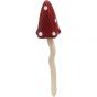 Primus Small Ceramic Red Polka Dot Tinkling Toadstool Stake - PT5011 - Limited Stock Left