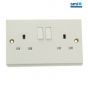 SMJ Double Switched Socket 13A - PPSK2GSW