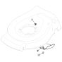 SP425 R - 2019-2021 - 299439038/M19 - Mountfield Rotary Mower Belt Protection Diagram