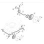 SP465 - 2014 - 295486833/MFR - Mountfield Rotary Mower Height Adjusting Diagram