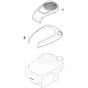 SP465 R - 2014 - 299489038/M14 - Mountfield Rotary Mower Engine Cover Diagram