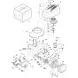 SP46 - 2020-2022 - 2L0482148/MTF - Mountfield Rotary Mower Engine Carb Tank Diagram