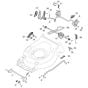 SP46 ELITE - 2019-2023 - 2L0486038/M19 - Mountfield Rotary Mower Height Adjusting Diagram