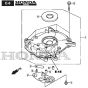 SP46 H - 2021-2022 - 2L0482138/MTF - Mountfield Rotary Mower Crankcase Cover Diagram