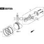 SP51 H - 2022-2023 - 2L0536133/MC - Mountfield Rotary Mower Piston Diagram