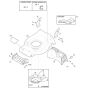 SP533 LS - 2019-2020 - 295546548/MC - Mountfield Rotary Mower Deck Diagram