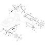 SP555 R - 2014-2015 - 292555038/M14 - Mountfield Rotary Mower Roller Diagram