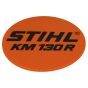 Genuine Stihl KM130R Model Plate - 4180 967 1536