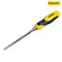 Stanley DynaGrip Bevel Edge Chisel with Strike Cap 6mm (1/4in) - 0-16-870