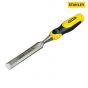 Stanley DynaGrip Bevel Edge Chisel with Strike Cap 22mm (7/8in) - 0-16-879