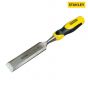 Stanley DynaGrip Bevel Edge Chisel with Strike Cap 38mm (1.1/2in) - 0-16-882