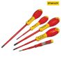 Stanley FatMax VDE Insulated Phillips & Parallel Screwdriver Set of 5 - XTHT0-62692