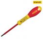 Stanley FatMax VDE Insulated Screwdriver Parallel Tip 2.5mm x 50mm - 0-65-410