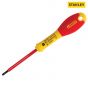 Stanley FatMax VDE Insulated Screwdriver Parallel Tip 3.5mm x 75mm - 0-65-411