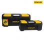 Stanley One Touch Toolbox DIY 1 x 40cm (16in) & 1 x 60cm (24in) - STST1-71184
