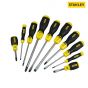 Stanley Cushion Grip Flared/Phillips Screwdriver Set of 10 - 5-64-977