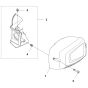 McCulloch SuperLite 4528 - 966693301 - Cylinder Cover Parts Diagram