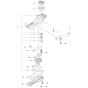 McCulloch SuperLite 4528 - 9666933-01 - 2012-02 - Clutch & Gearbox Parts Diagram