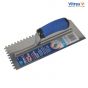 Vitrex Professional Notched Adhesive Trowel 6mm Stainless Steel 11in x 4.1/2in - 102957