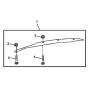 John Deere X105 - PC12385 - Baffle Kit - ST402421