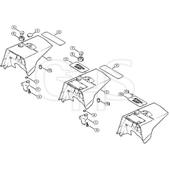Genuine Stihl 036 / O - Shroud
